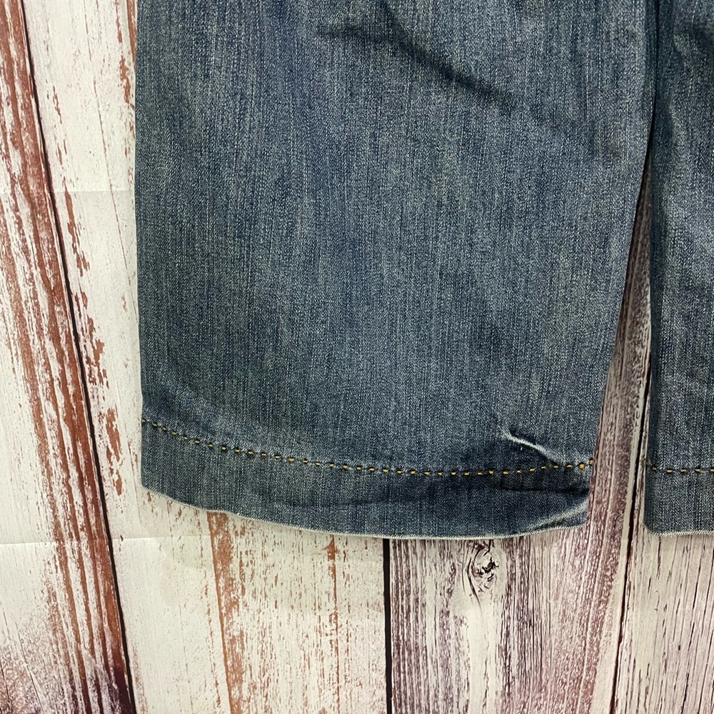 Old Navy Denim Long Shorts Distressed Womens Size 12  #5044 - Picture 10 of 13